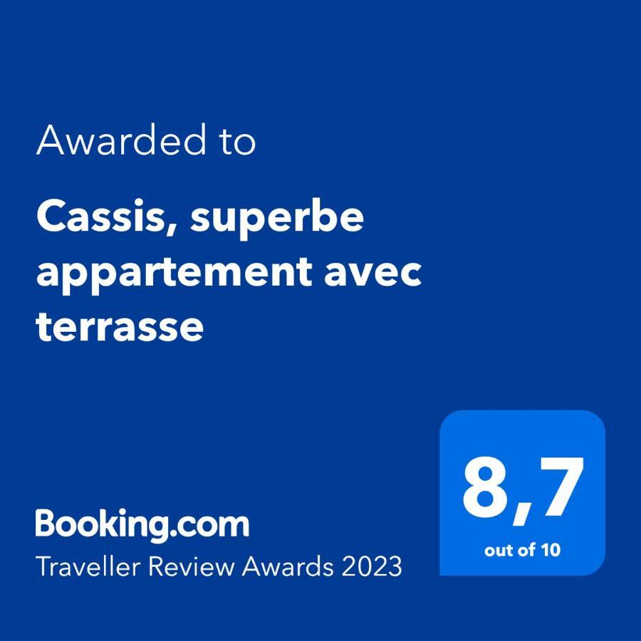 Cassis, superbe appartement avec terrasse Extérieur photo